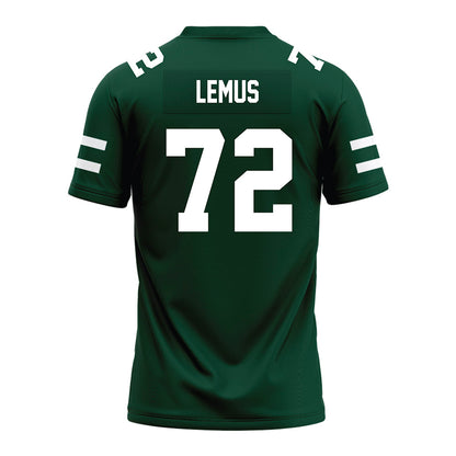 Ohio - NCAA Football : Jakob Lemus - MAC Green Premium Football Jersey-1