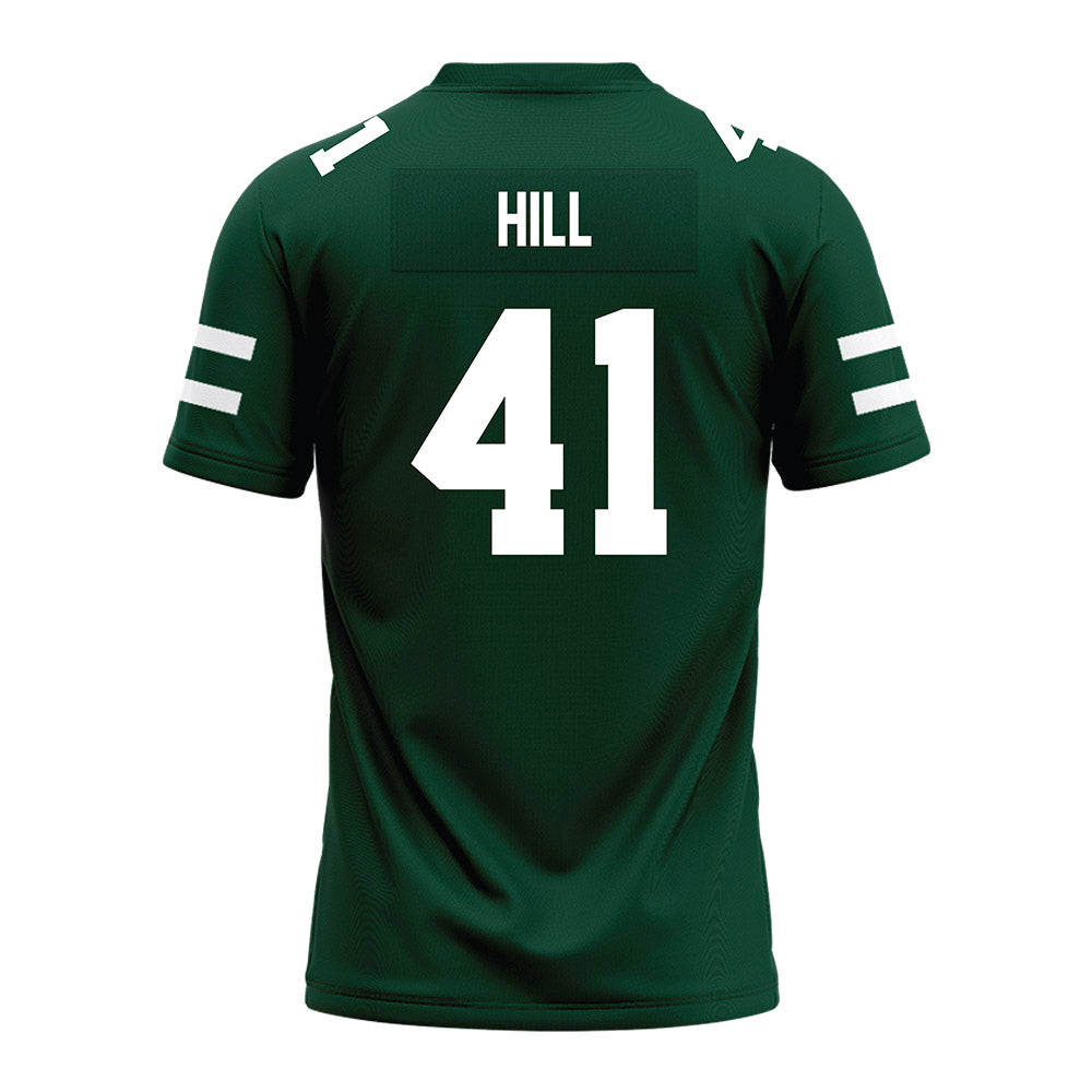 Ohio - NCAA Football : Creed Hill - MAC Green Premium Football Jersey-1