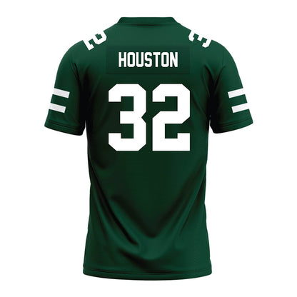 Ohio - NCAA Football : Bryce Houston - MAC Green Premium Football Jersey-1