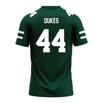 Ohio - NCAA Football : Nehemiah Dukes - MAC Green Premium Football Jersey-1