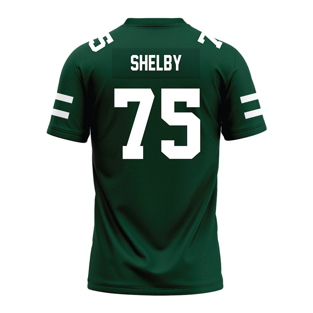 Ohio - NCAA Football : Jarian Shelby - MAC Green Premium Football Jersey-1