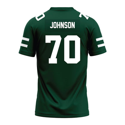 Ohio - NCAA Football : JJ Johnson - MAC Green Premium Football Jersey-1