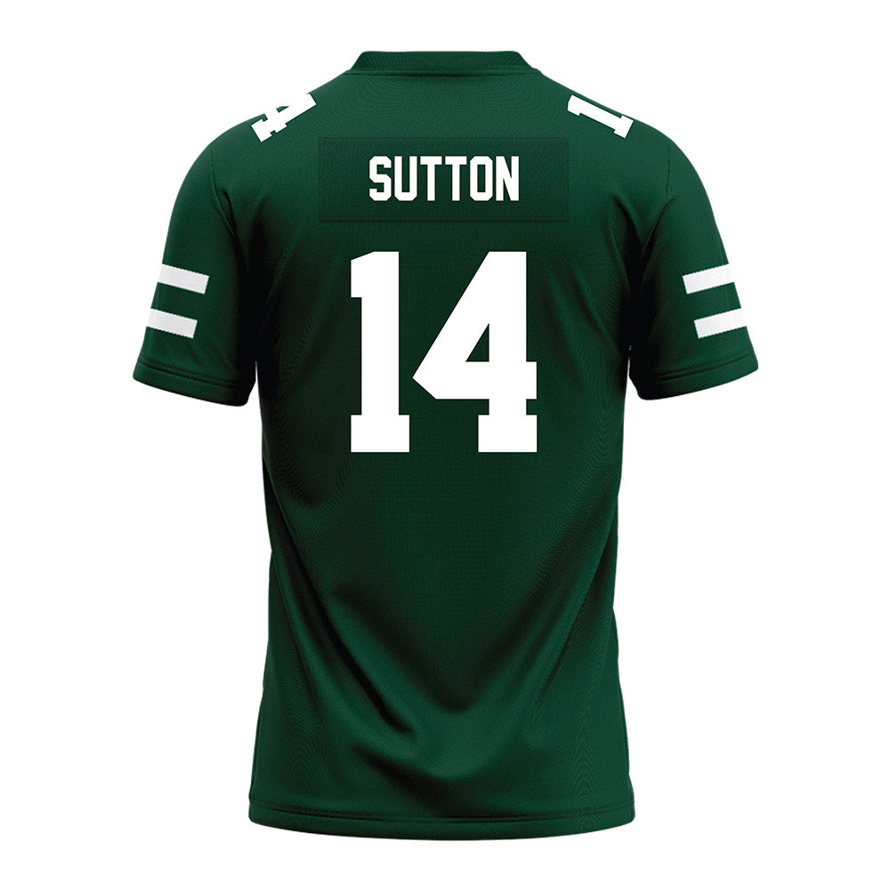 Ohio - NCAA Football : Kwame Sutton - MAC Green Premium Football Jersey-1