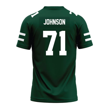 Ohio - NCAA Football : Aidan Johnson - MAC Green Premium Football Jersey-1