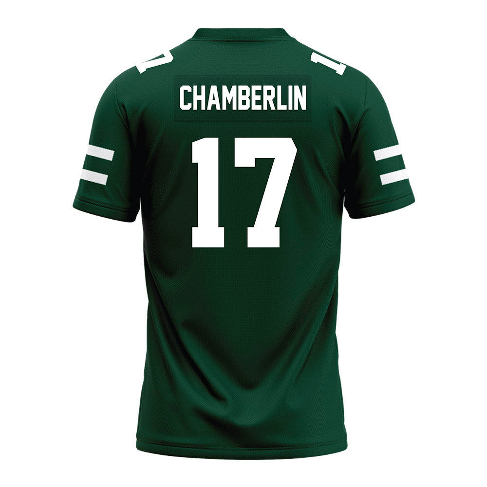 Ohio - NCAA Football : Caleb Chamberlin - MAC Green Premium Football Jersey-1