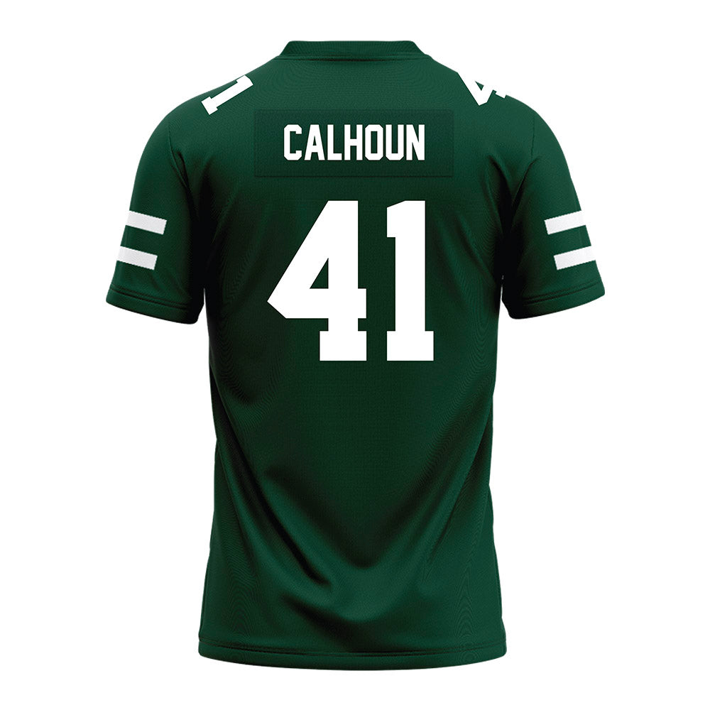 Ohio - NCAA Football : Keishaun Calhoun - MAC Green Premium Football Jersey-1