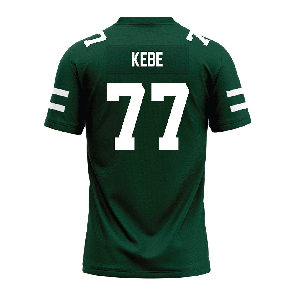 Ohio - NCAA Football : Ibrahim Kebe - MAC Green Premium Football Jersey-1