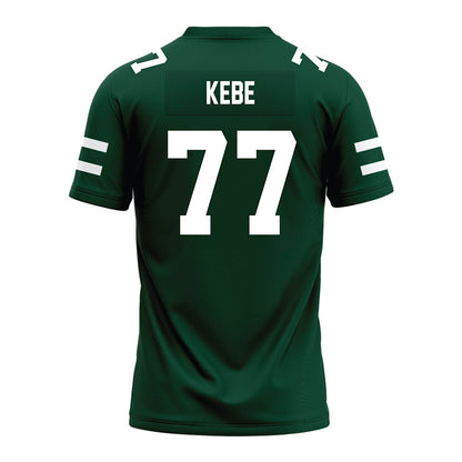 Ohio - NCAA Football : Ibrahim Kebe - MAC Green Premium Football Jersey-1