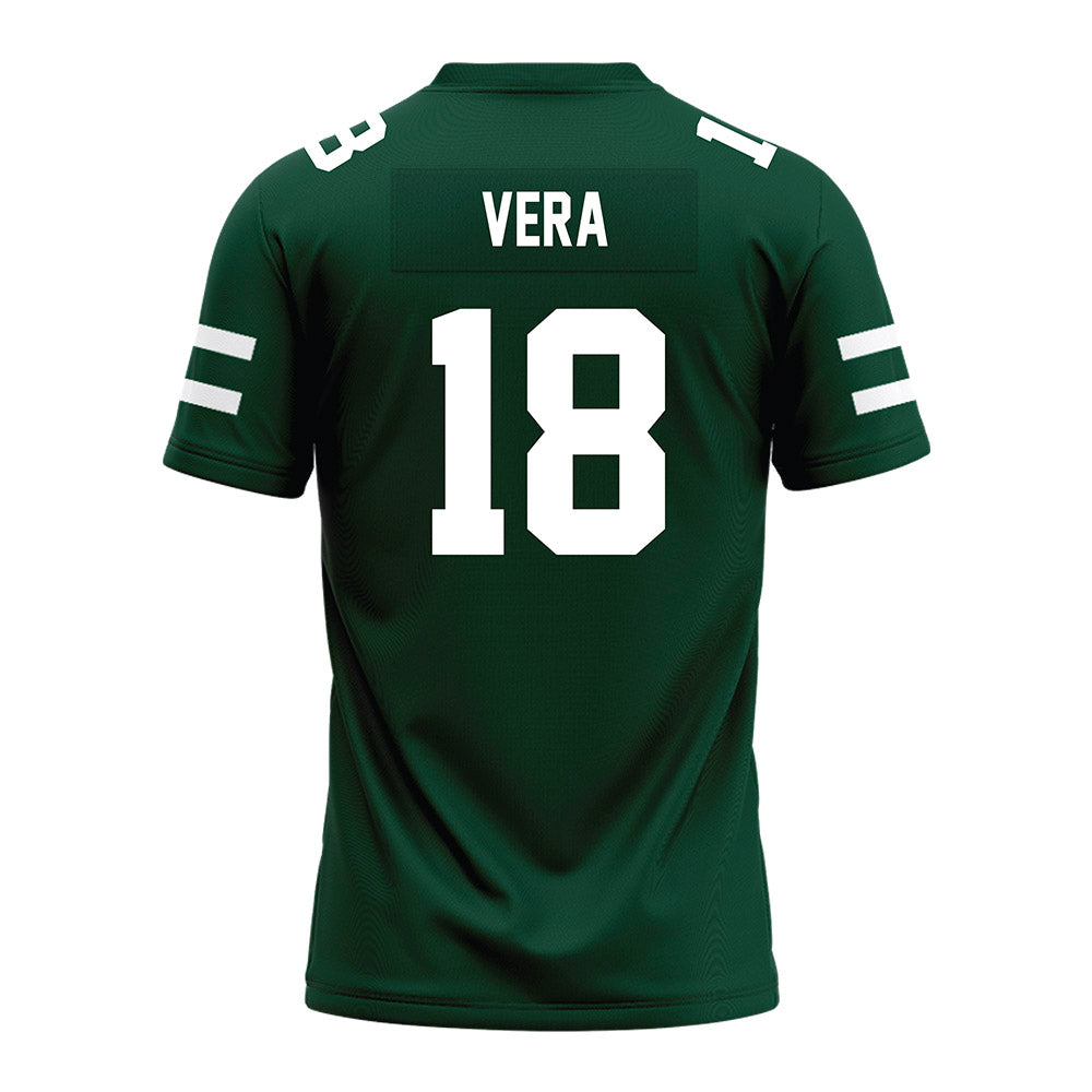 Ohio - NCAA Football : Andrew Vera - MAC Green Premium Football Jersey-1