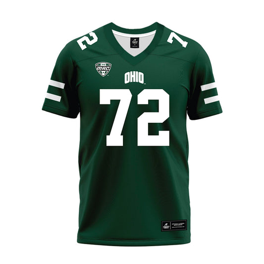 Ohio - NCAA Football : Jakob Lemus - MAC Green Premium Football Jersey-0