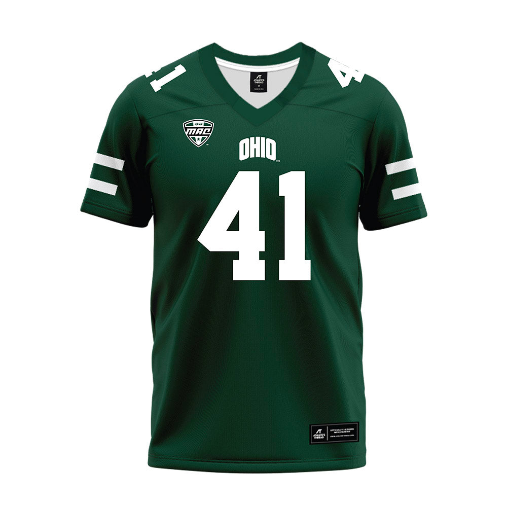 Ohio - NCAA Football : Keishaun Calhoun - MAC Green Premium Football Jersey-0