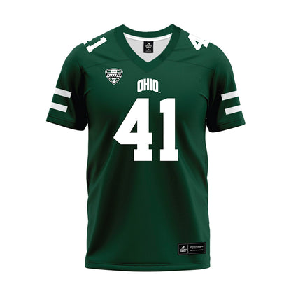 Ohio - NCAA Football : Creed Hill - MAC Green Premium Football Jersey-0