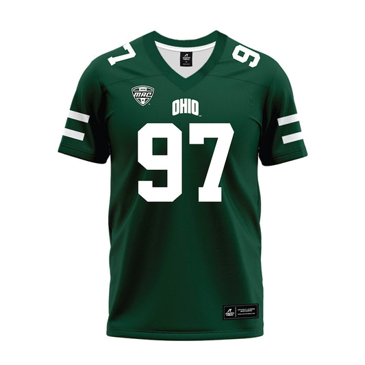 Ohio - NCAA Football : Austin Mitchell - MAC Green Premium Football Jersey-0