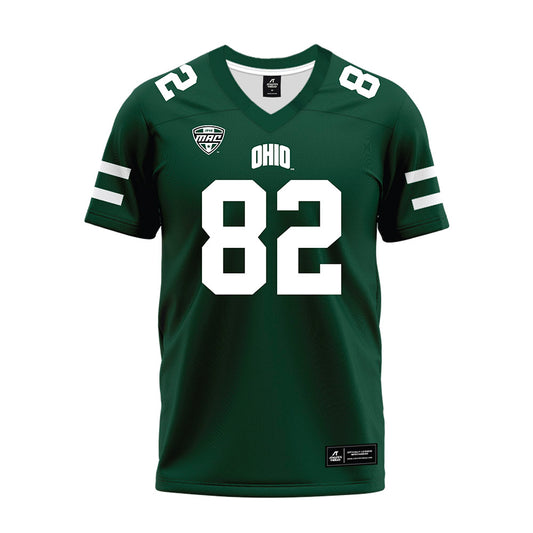 Ohio - NCAA Football : Nick Segarra - MAC Green Premium Football Jersey-0