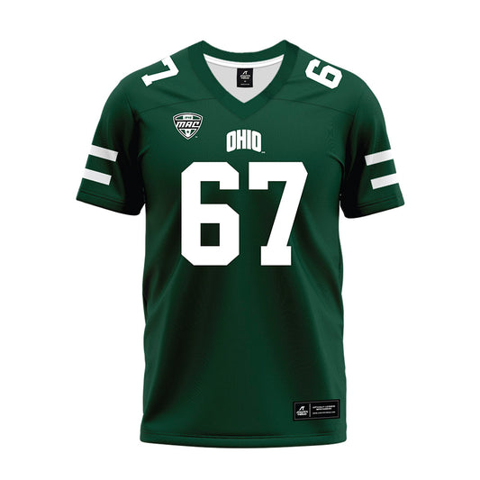 Ohio - NCAA Football : Kameron Wright - MAC Green Premium Football Jersey-0