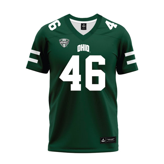 Ohio - NCAA Football : Nick Hemer - MAC Green Premium Football Jersey-0