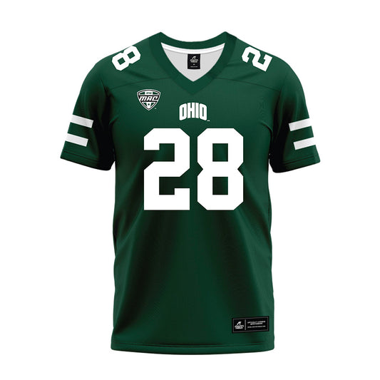 Ohio - NCAA Football : Shane Bonner - MAC Green Premium Football Jersey-0
