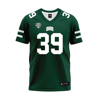 Ohio - NCAA Football : Colby Garfield - MAC Green Premium Football Jersey-0