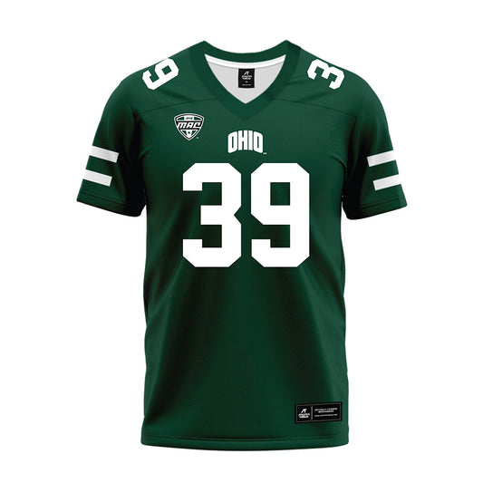 Ohio - NCAA Football : Colby Garfield - MAC Green Premium Football Jersey-0