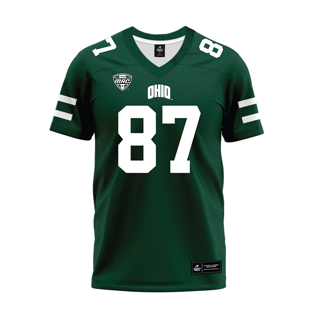 Ohio - NCAA Football : Timothy Boals II - MAC Green Premium Football Jersey-0