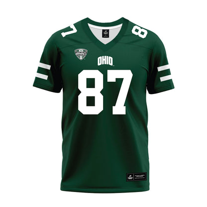 Ohio - NCAA Football : Timothy Boals II - MAC Green Premium Football Jersey-0