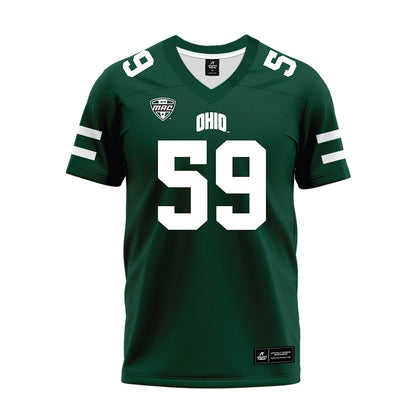 Ohio - NCAA Football : Nick Marinaro - MAC Green Premium Football Jersey-0