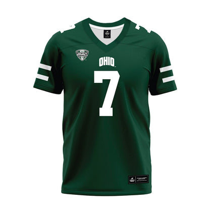 Ohio - NCAA Football : Chase Hendricks - MAC Green Premium Football Jersey-0
