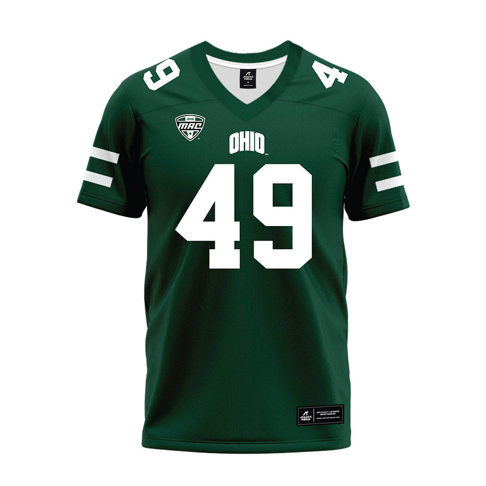 Ohio - NCAA Football : Xavier Williams - MAC Green Premium Football Jersey-0