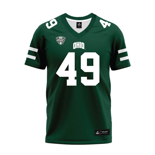 Ohio - NCAA Football : Xavier Williams - MAC Green Premium Football Jersey-0