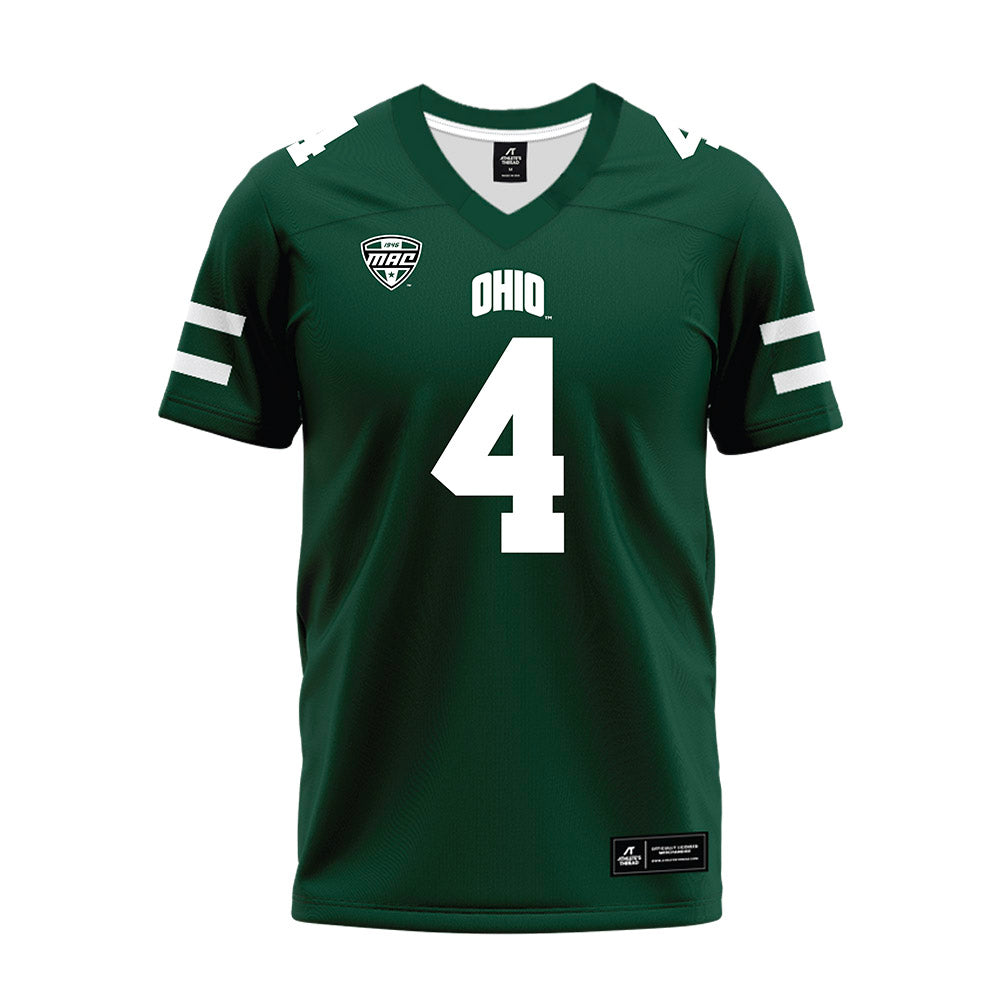 Ohio - NCAA Football : Jacob Winters - MAC Green Premium Football Jersey-0