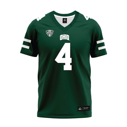 Ohio - NCAA Football : Jacob Winters - MAC Green Premium Football Jersey-0