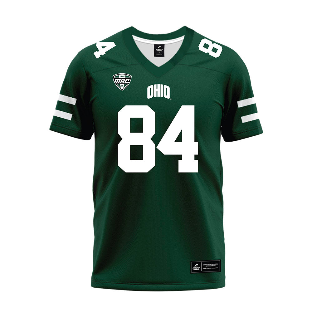 Ohio - NCAA Football : AJ Miller - MAC Green Premium Football Jersey-0