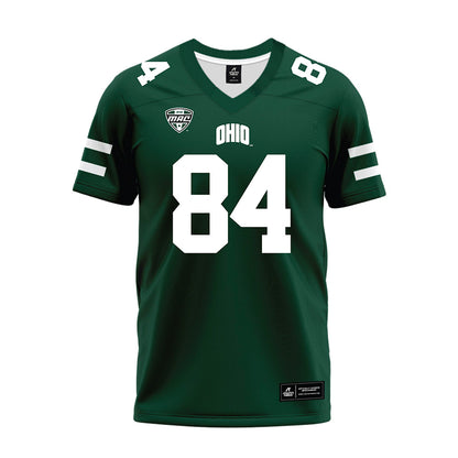 Ohio - NCAA Football : AJ Miller - MAC Green Premium Football Jersey-0
