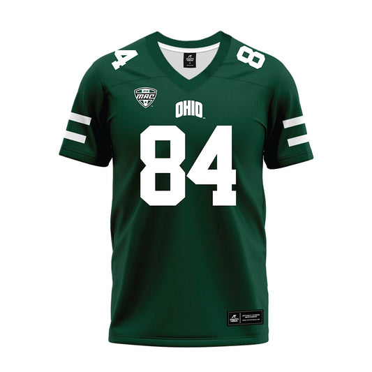 Ohio - NCAA Football : AJ Miller - MAC Green Premium Football Jersey-0