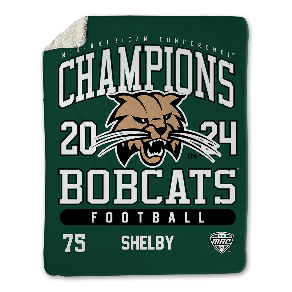 Ohio - NCAA Football : Jarian Shelby - MAC Blanket-0