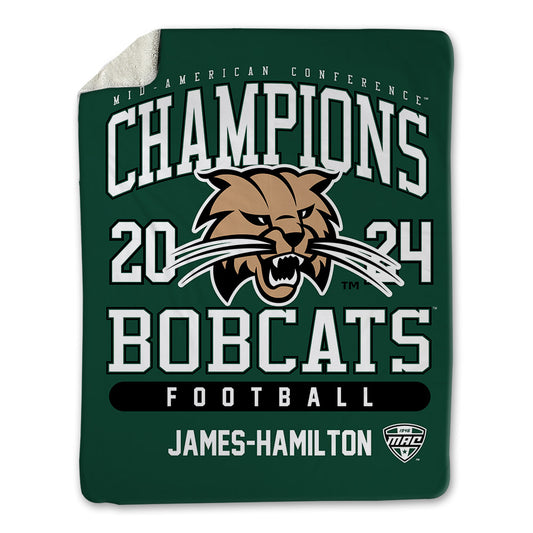 Ohio - NCAA Football : Darren James-Hamilton - MAC Blanket-0