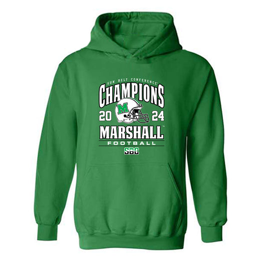 Marshall - NCAA Football : Jacqai Long - SBC Champions Hooded Sweatshirt-0