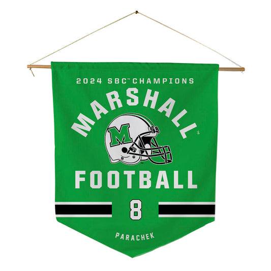 Marshall - NCAA Football : Colin Parachek - SBC Champions Pennant - 18" x 21"-0