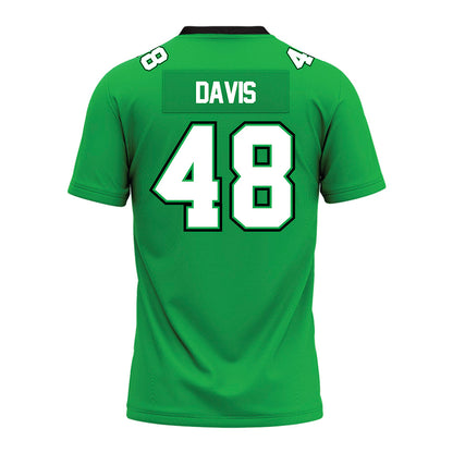 Marshall - NCAA Football : Cade Davis - SBC Green Premium Football Jersey-1