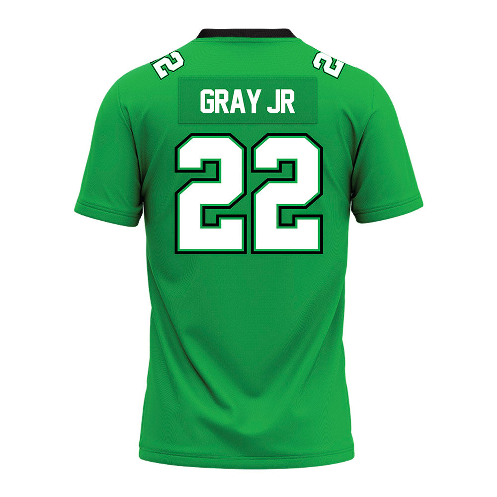 Marshall - NCAA Football : Moses Gray Jr - SBC Green Premium Football Jersey-1