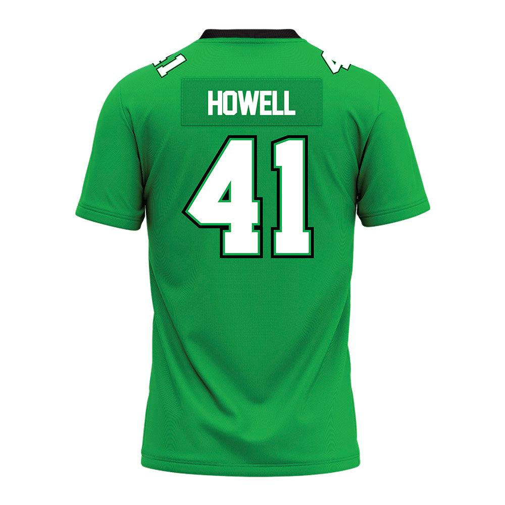 Marshall - NCAA Football : Logan Howell - SBC Green Premium Football Jersey-1