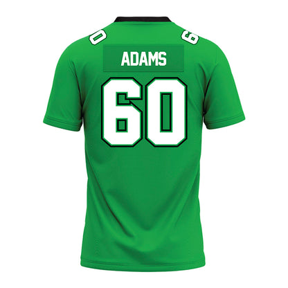 Marshall - NCAA Football : Shunmarkus Adams - SBC Green Premium Football Jersey-1