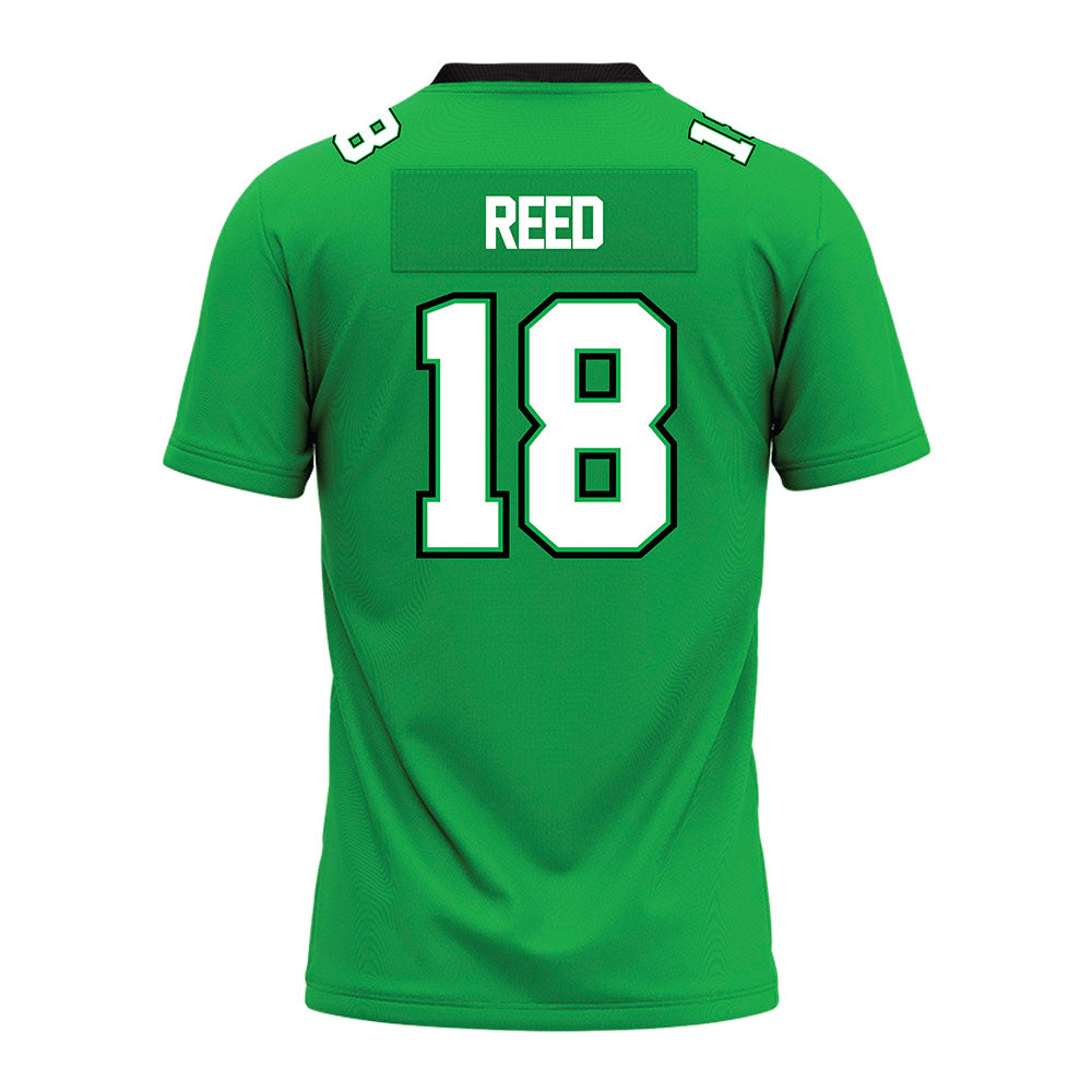 Marshall - NCAA Football : Cace Reed - SBC Green Premium Football Jersey-1