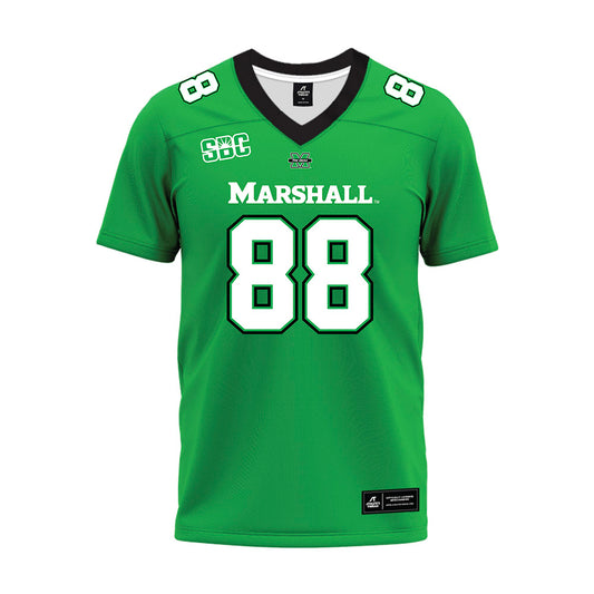 Marshall - NCAA Football : Chris Stokes - SBC Green Premium Football Jersey-0