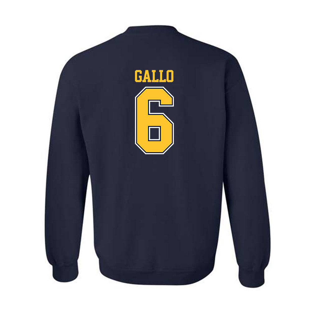 UCI - NCAA Men's Soccer : Cristian Gallo - Classic Shersey Crewneck Sweatshirt-1