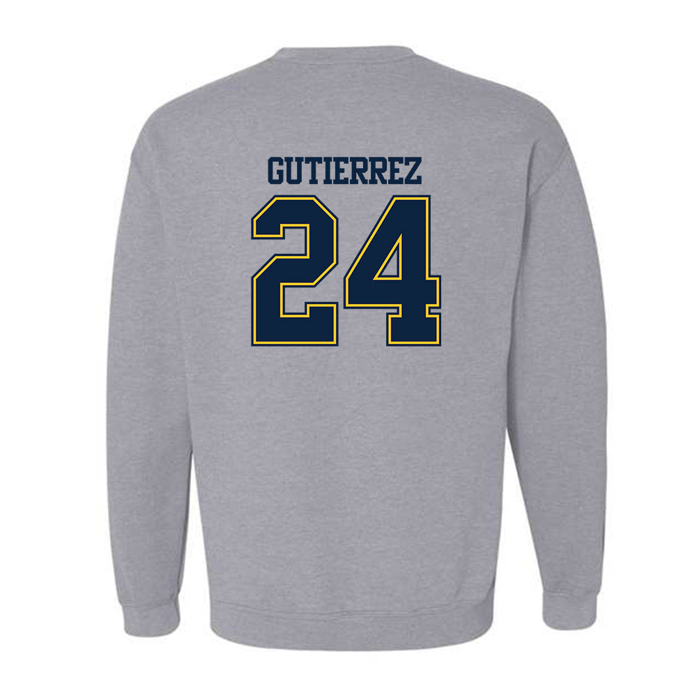 UCI - NCAA Baseball : Agustin Gutierrez - Classic Shersey Crewneck Sweatshirt-1