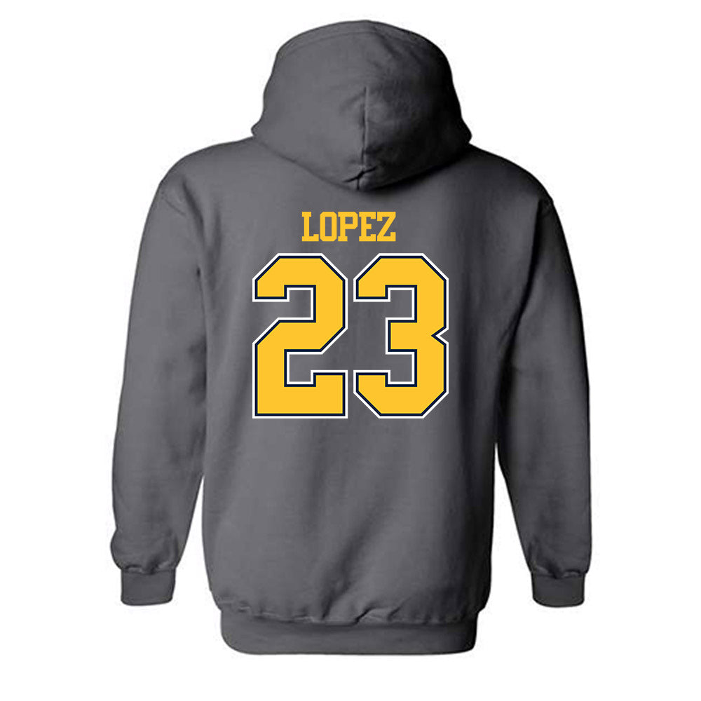 UCI - NCAA Men's Soccer : Darwin Lopez - Classic Shersey Hooded Sweatshirt-1
