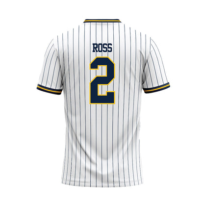 UCI - NCAA Baseball : Jack Ross - White Baseball Jersey-1