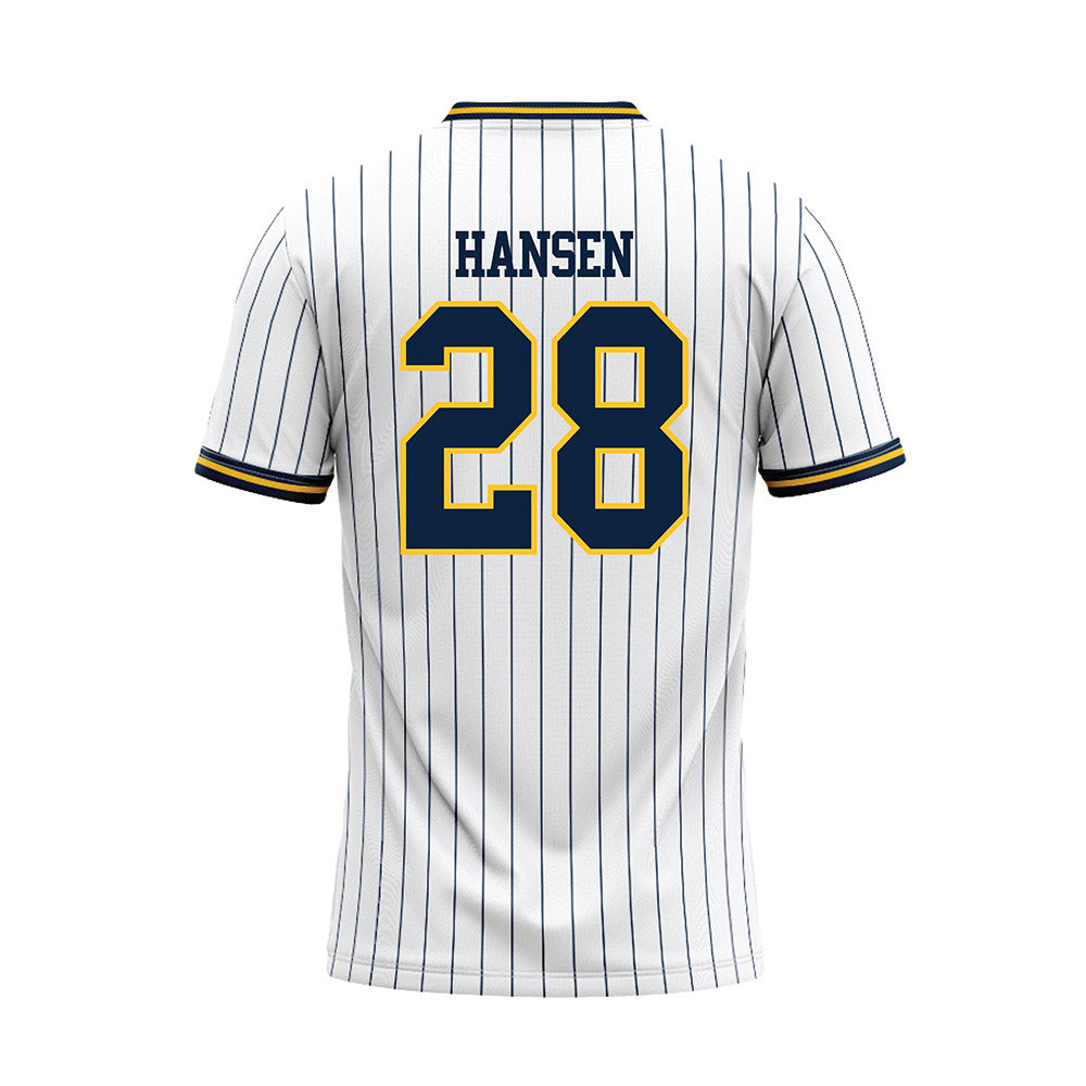 UCI - NCAA Baseball : Trevor Hansen - White Baseball Jersey-1