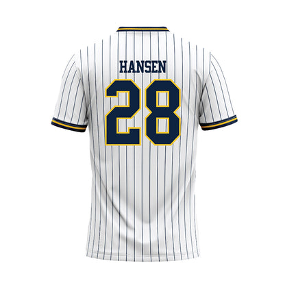 UCI - NCAA Baseball : Trevor Hansen - White Baseball Jersey-1